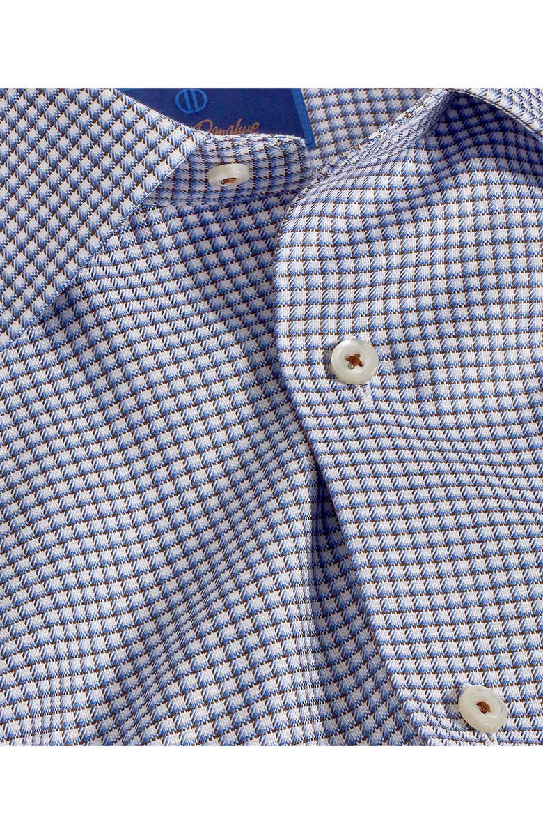 David Donahue Regular Fit Check Cotton Dress Shirt, Alternate, color,