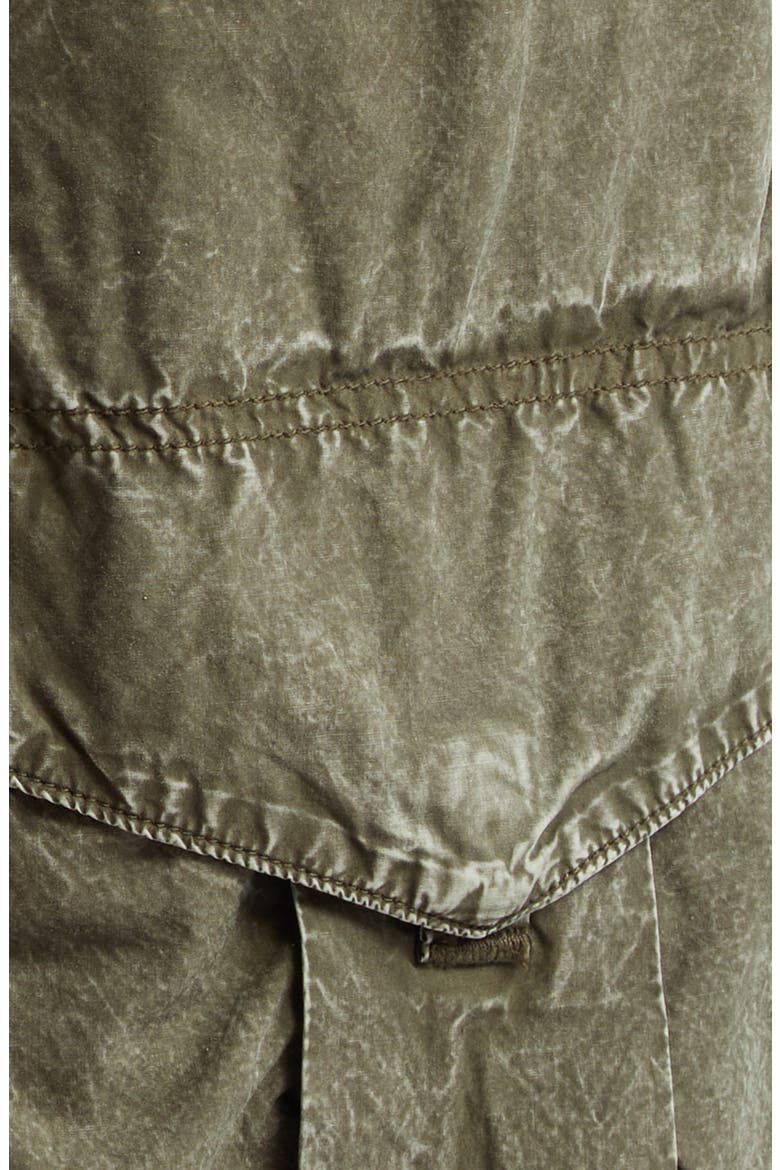 Relaxed Cotton Cargo Shorts, Alternate, color, GD OLIVE