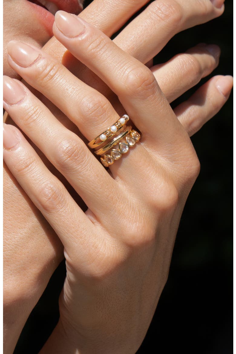 Aeolian Echo Ring, Alternate, color, Gold