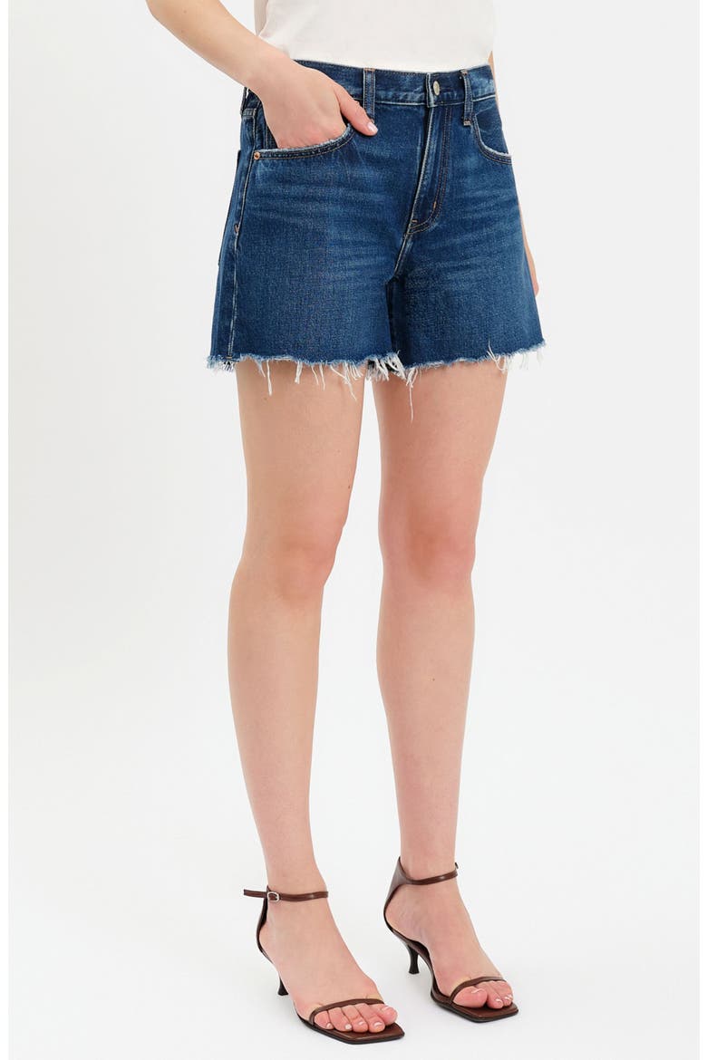 Crossroads Cutoff Denim Shorts, Alternate, color, CURRENTS
