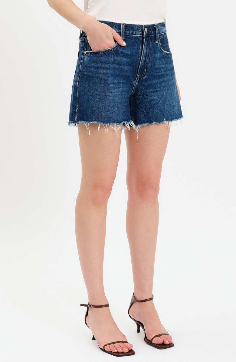 DAZE Crossroads Cutoff Denim Shorts, Alternate, color, Currents