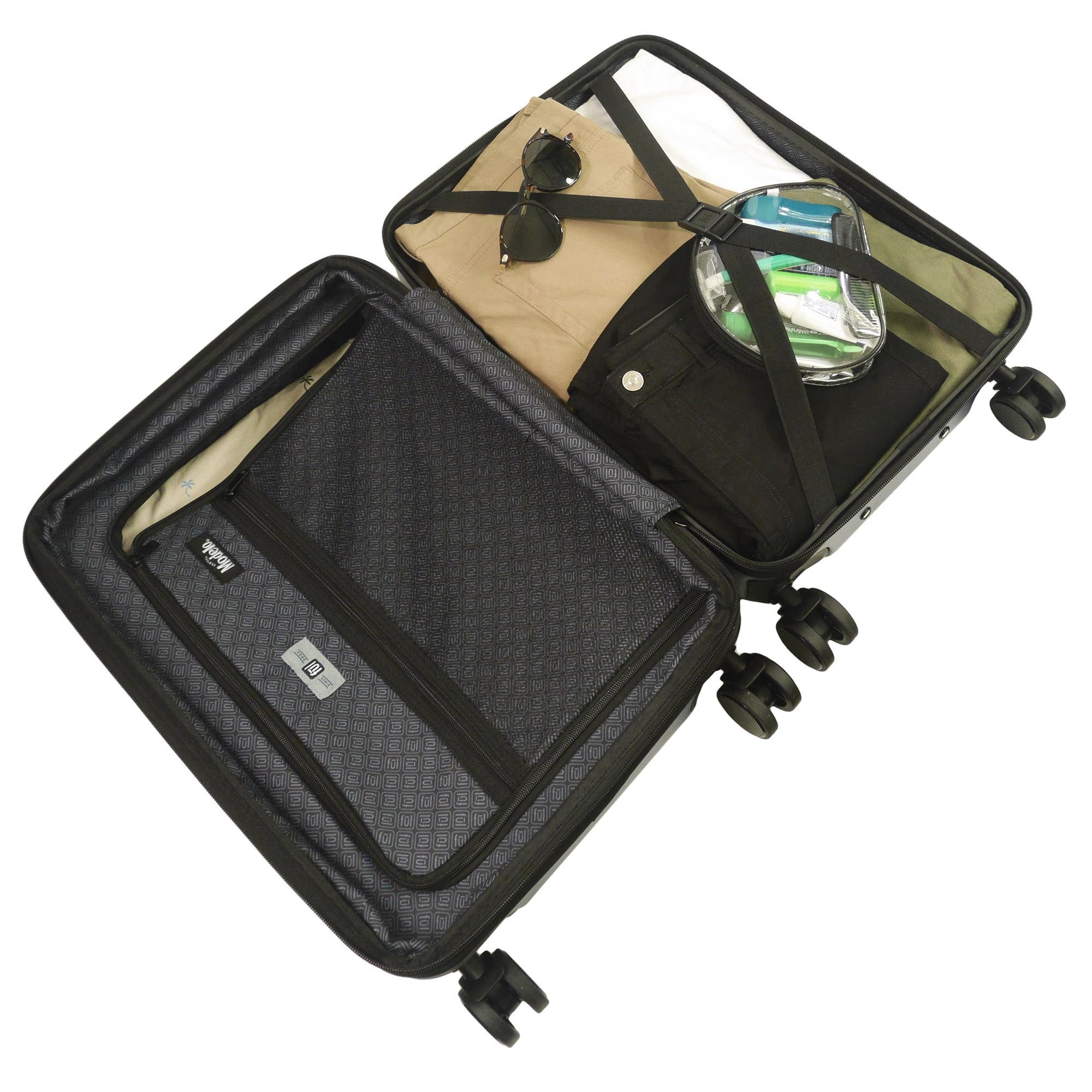 Ful Modelo  22.5" Carry-On Luggage, Alternate, color, Blue