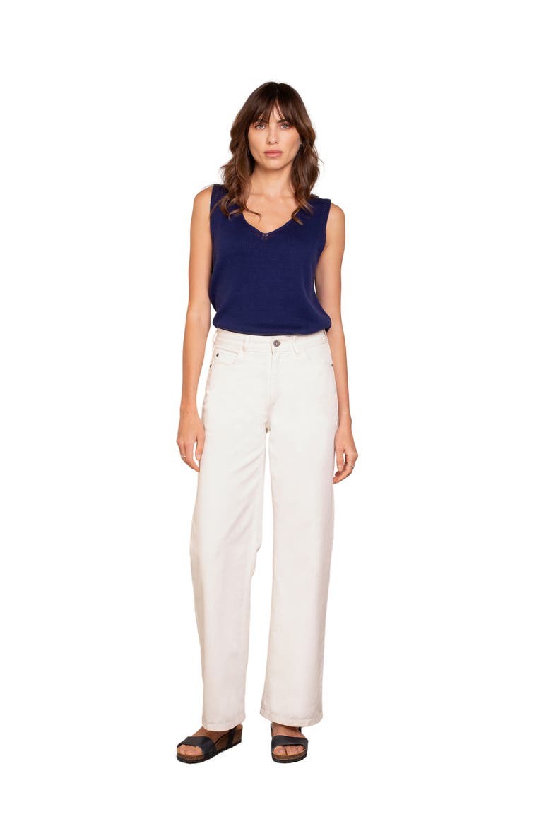 Wide Leg Jean, Alternate, color, ECRU
