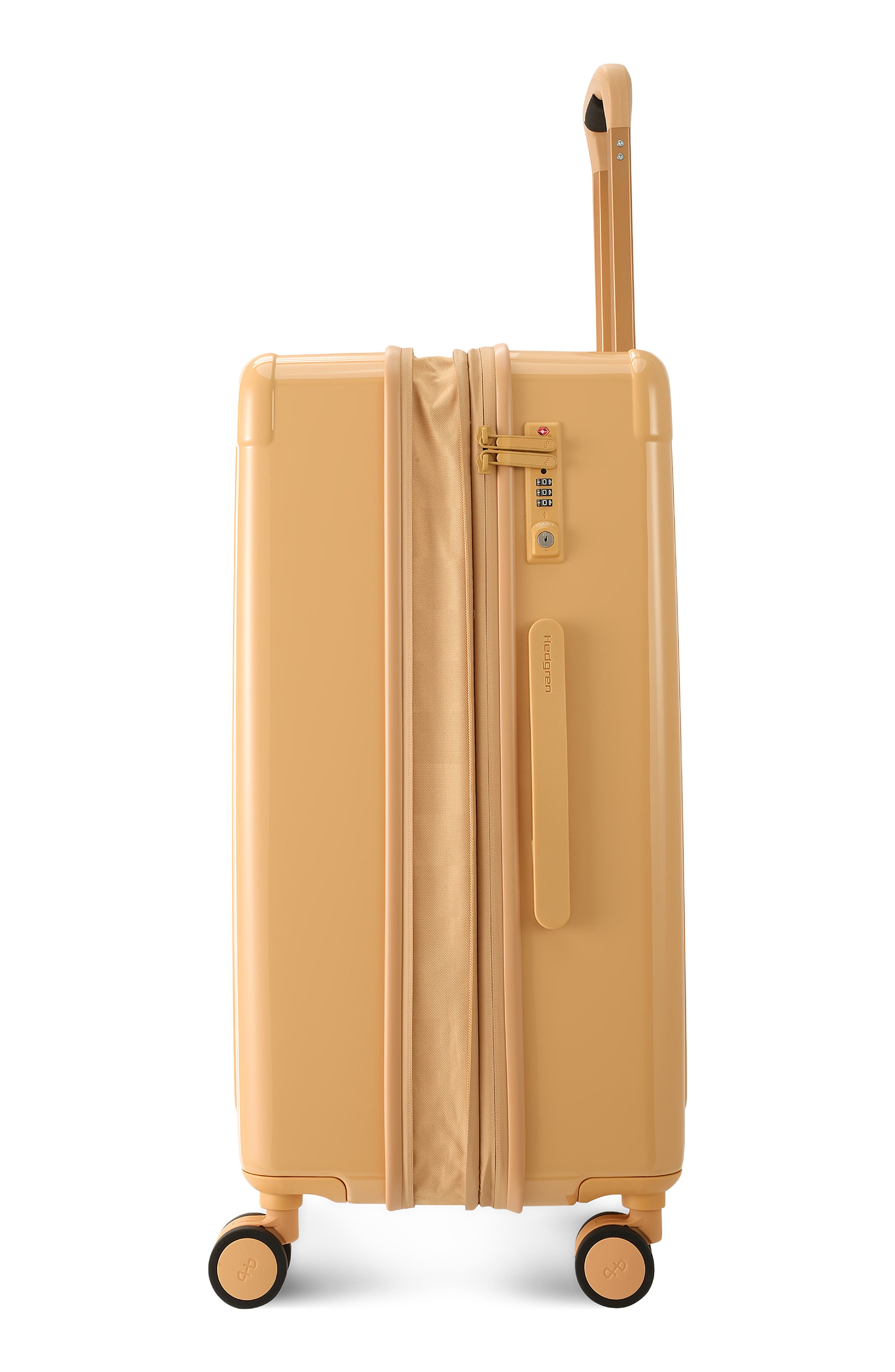 Hedgren Nostos Glossy Medium Spinner Suitcase, Alternate, color, Nectar