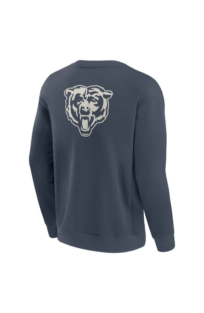 FANATICS Men's Fanatics Navy Chicago Bears Elements Future Ground Lettering Pullover Sweatshirt, Alternate, color, 