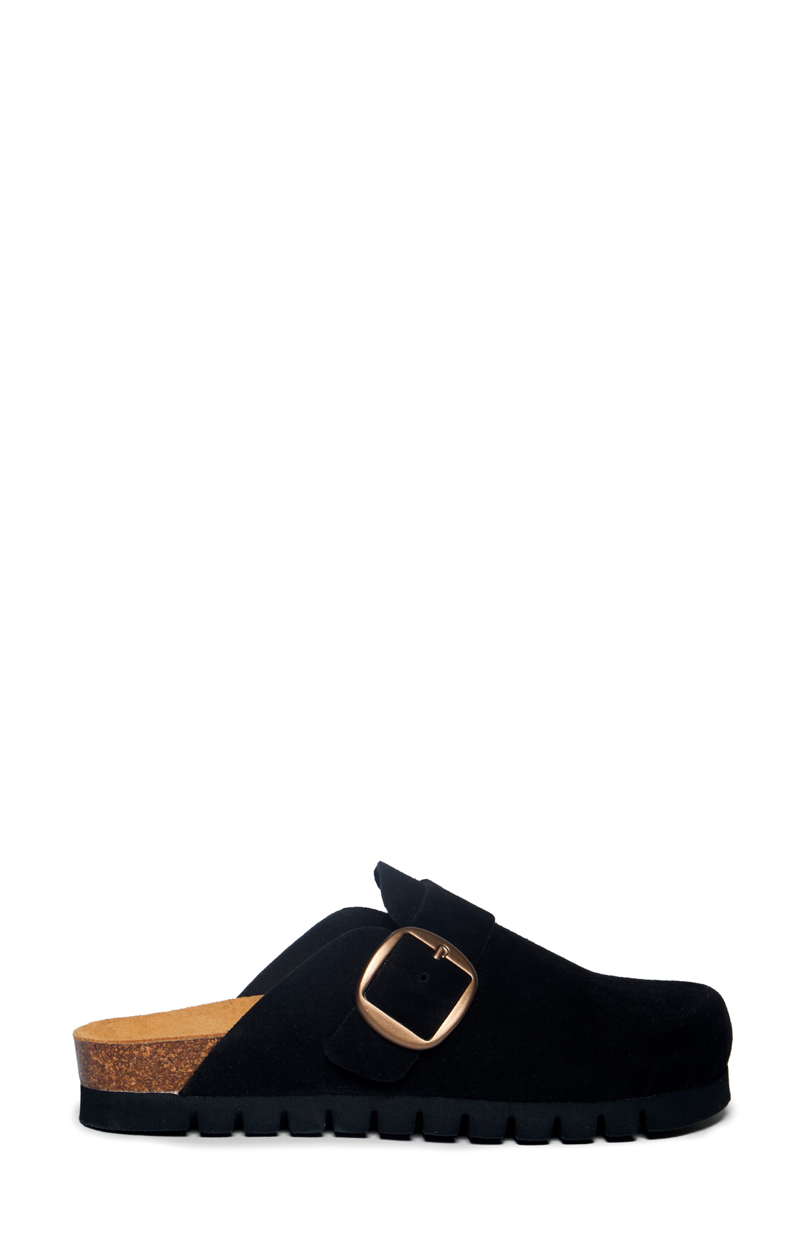 Plakton Bell Clog, Alternate, color, Afelpado Negro