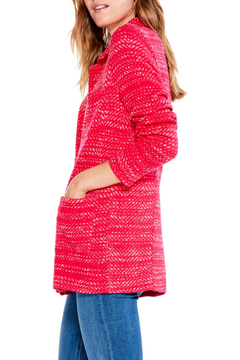 Punch It Up Knit Blazer, Alternate, color, PINK MIX