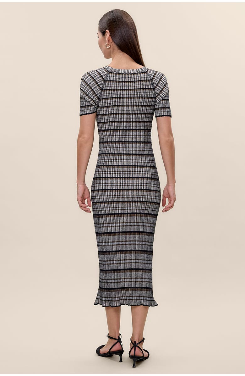 Rebecca Taylor Laine Sweater Dress, Alternate, color, Black Multi