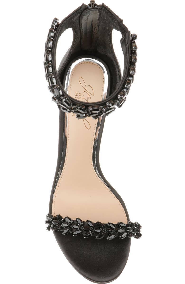 Jewel Badgley Mischka Jewel by Badgley Mischka Mayra Embellished Ankle Strap Sandal, Alternate, color,