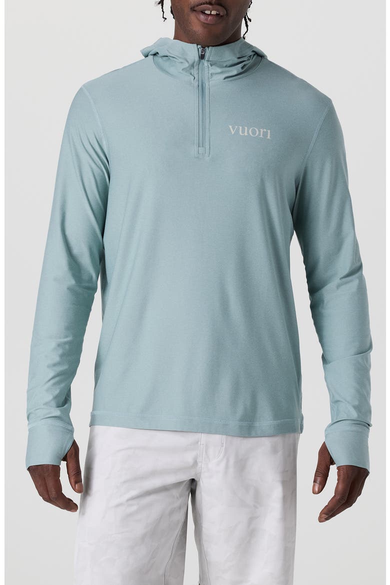 Uluwatu 23 Water Hoodie, Main, color, SEA SPRAY HEATHER