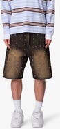 mnml Baggy Studded Denim Shorts