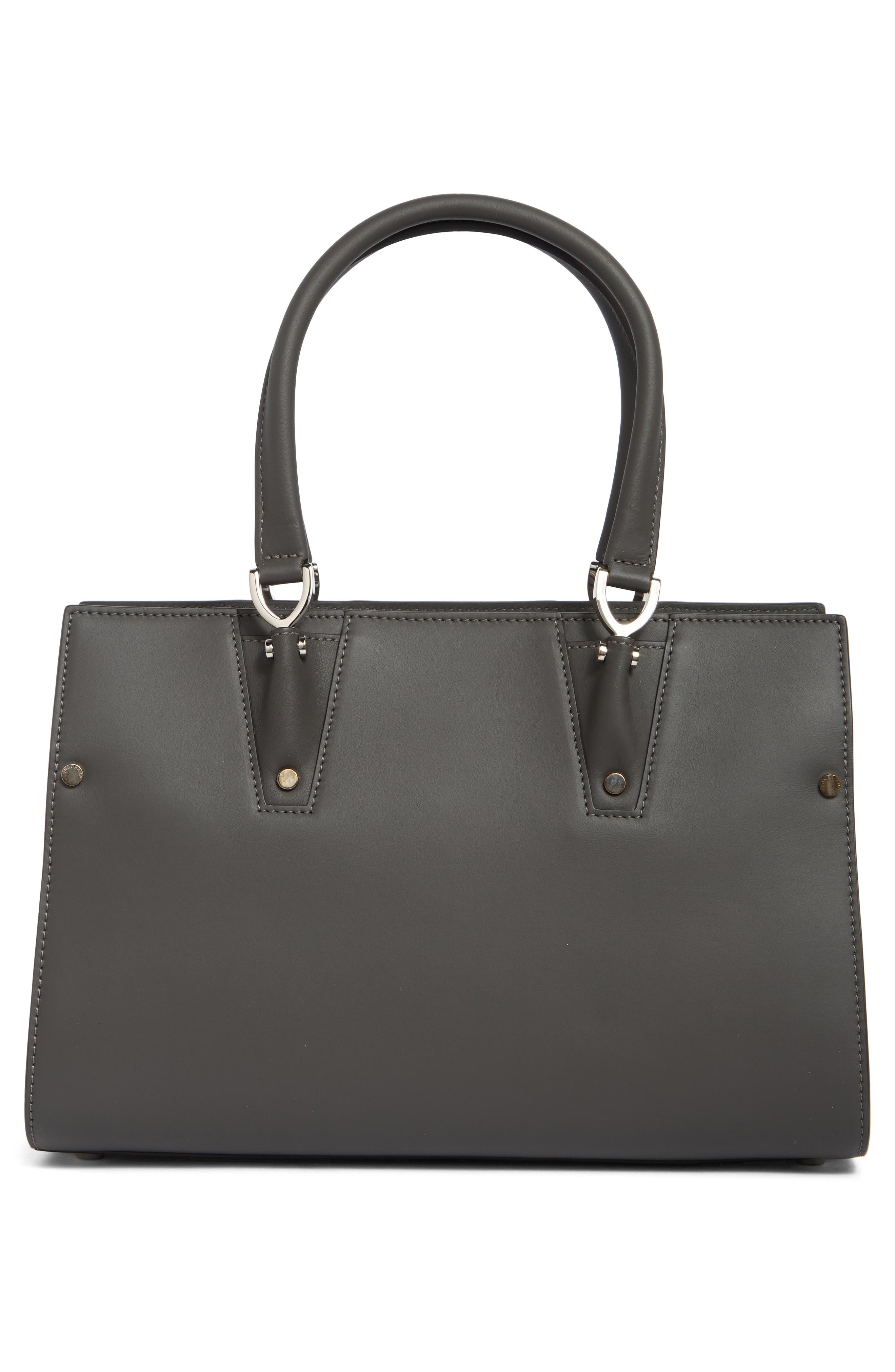 Longchamp Paris Premier Small Tote, Alternate, color, Anthracite