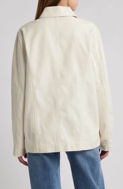 Rag & Bone Savannah Shirt Jacket In White
