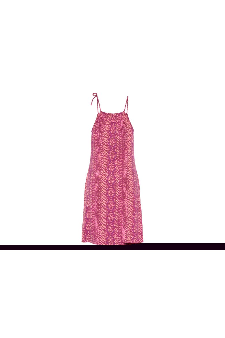 Women's Strap Detail Keyhole Dress, Alternate, color, Pink Multi