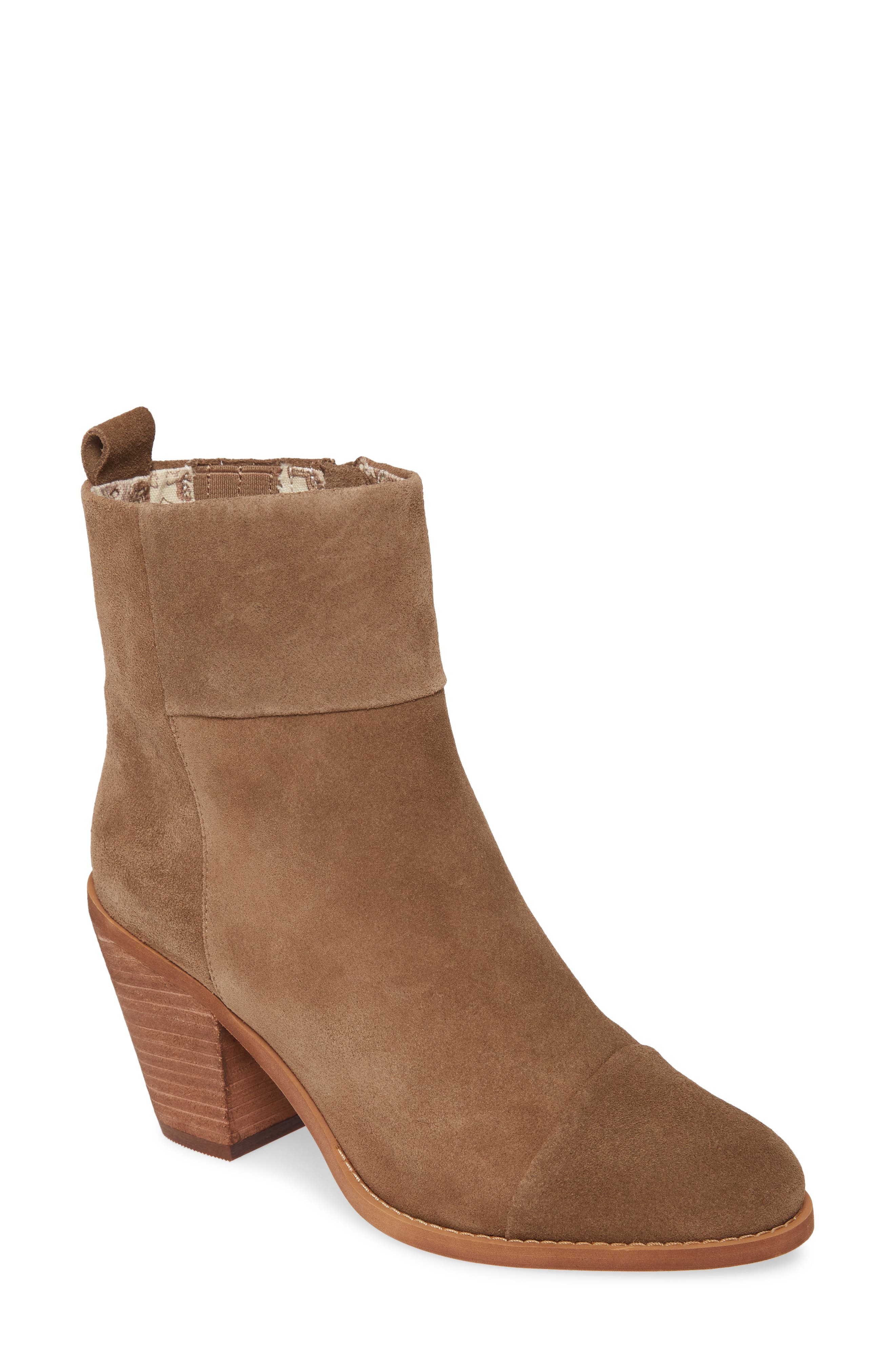 Band of Gypsies Penrose Bootie, Main, color, KHAKI TAN SUEDE
