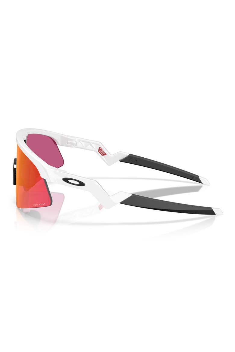 Prizm™ Everyday 28mm Rectangular Sunglasses, Alternate, color, POLISHED WHITE / PRIZM FIELD