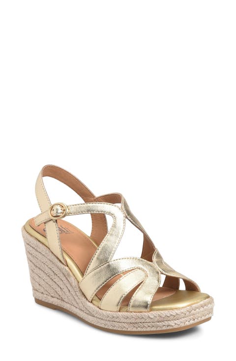 Norma Slingback Espadrille Platform Wedge Sandal (Women)