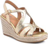 Söfft Norma Slingback Espadrille Platform Wedge Sandal