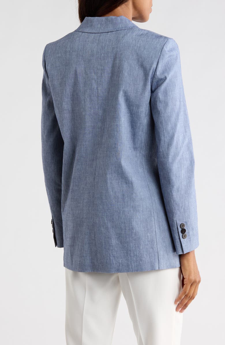 Theory Relaxed Fit Jacket, Alternate, color, Blue Melange