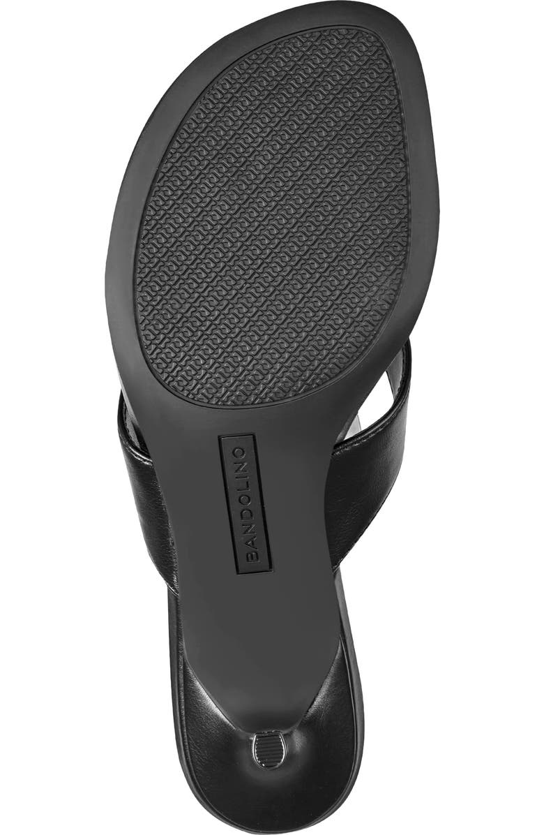 Bandolino Ammer Kitten Heel Flip Flop, Alternate, color, Black