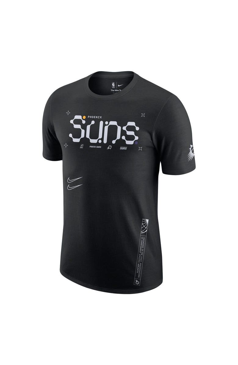 Nike Men's Nike Black Phoenix Suns Courtside Air Traffic Control Max90 T-Shirt, Alternate, color, Black
