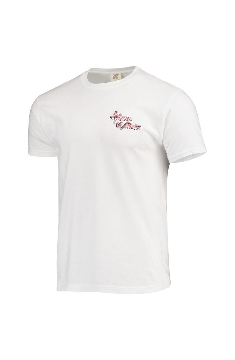 IMAGE ONE Men's White Arizona Wildcats Mascot Bandana T-Shirt, Alternate, color, 