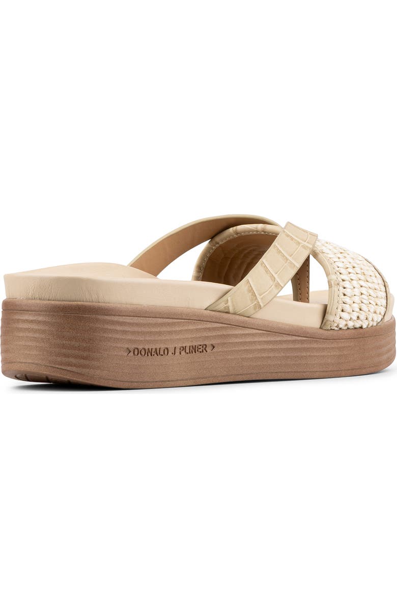 Donald Pliner Farrahst Platform Wedge Sandal, Alternate, color, Almond