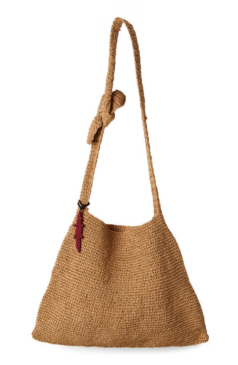 Coastal Crush Straw Tote