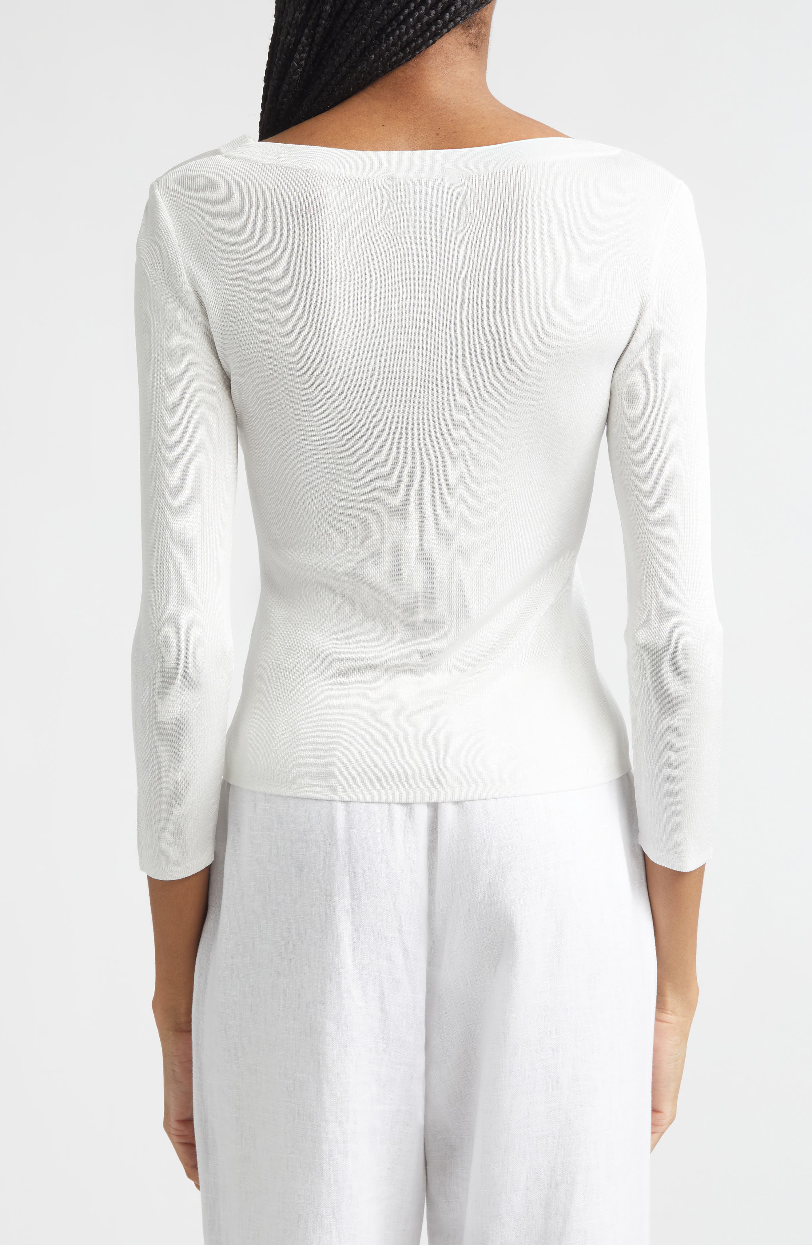 Aimee Knit Boat Neck Top - image 2