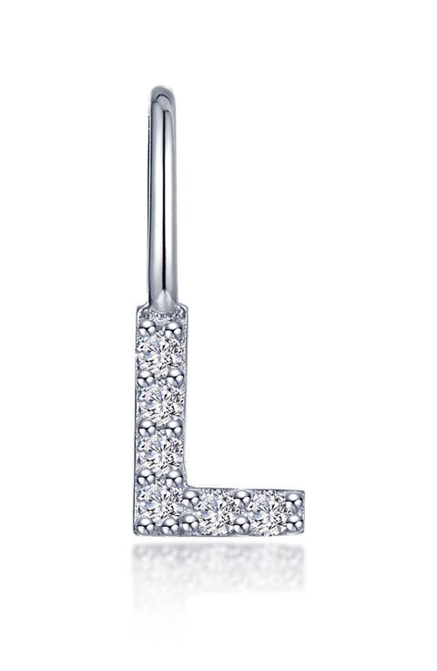 Letter Charm Pendant