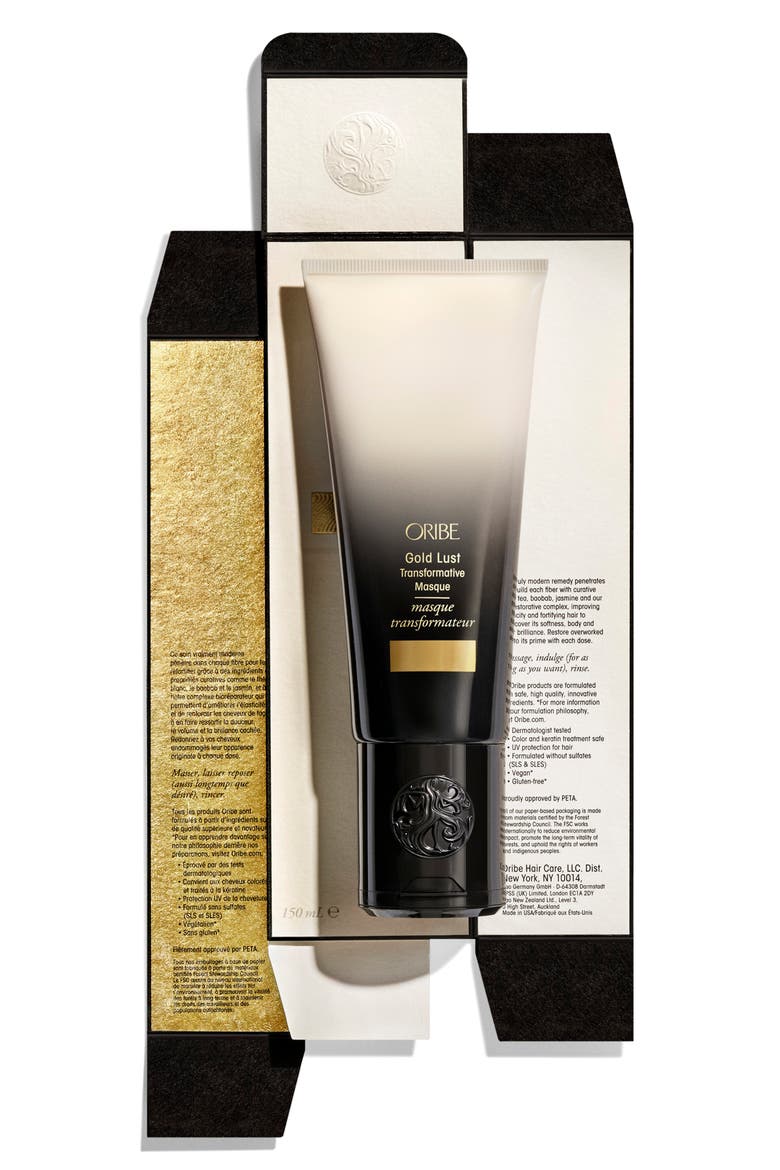 Gold Lust Transformative Hair Mask for Damaged Hair, Alternate, color, NO COLOR