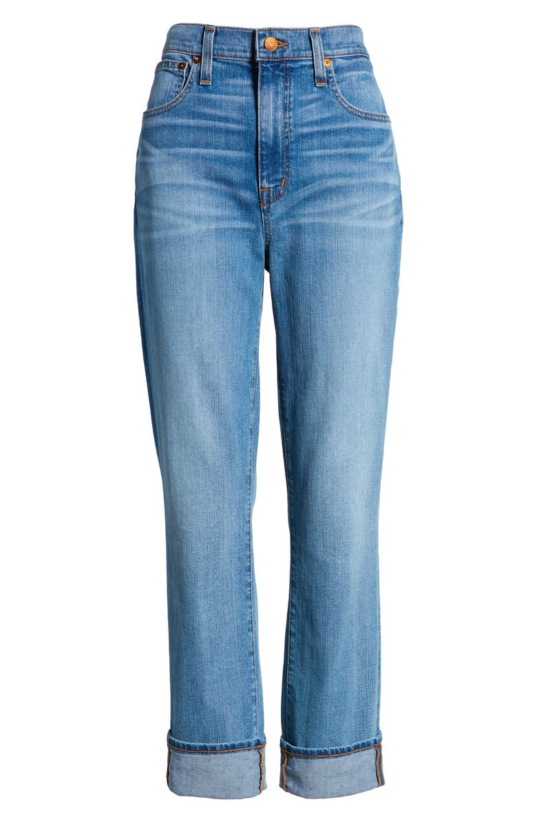 Madewell The High Waist Slim Boyjean Boyfriend Jeans, Alternate, color, 
