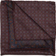 Elizabetta Lario - Double Sided Silk Pocket Square for Men