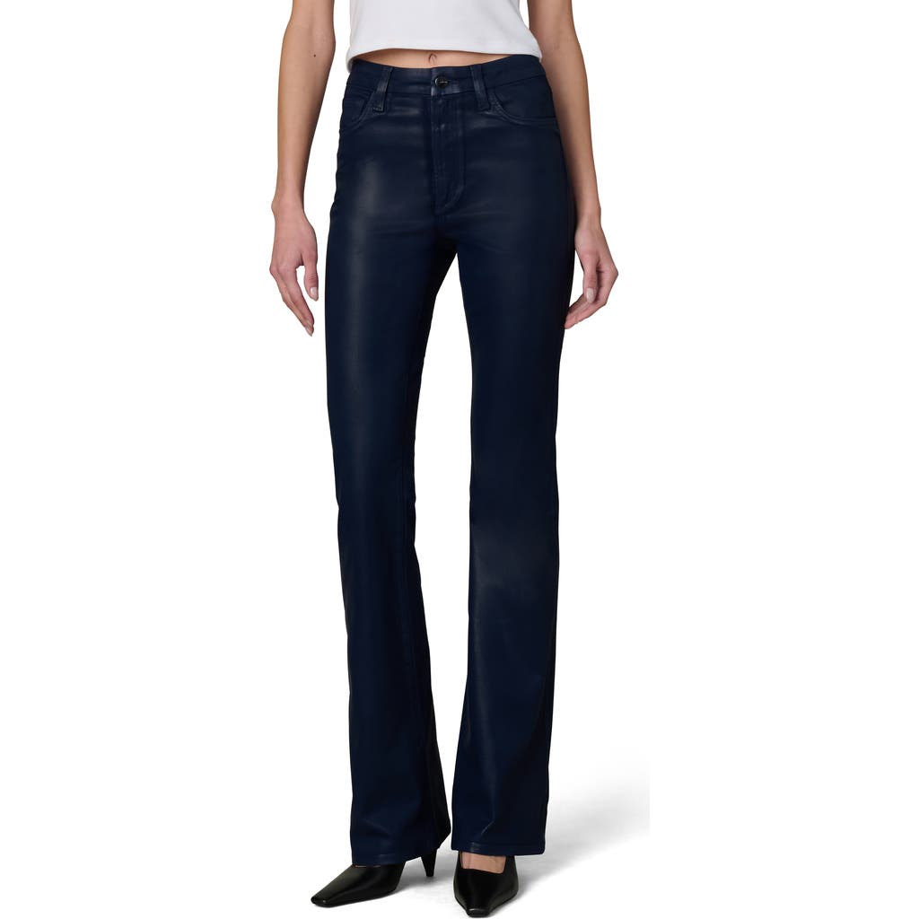Joe's Jeans The Hi Honey Curvy Coated Bootcut Jeans In Blue