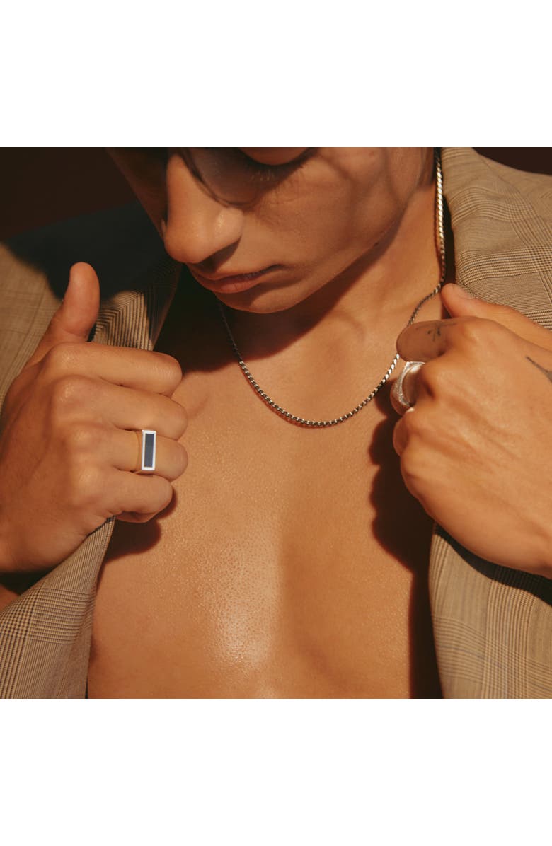 LOUPN Rope Chain Necklace, Alternate, color, Silver