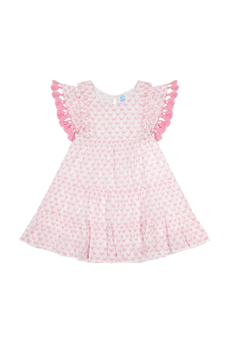 Sophie Girls Tassel Dress, Main, color, Light Pink