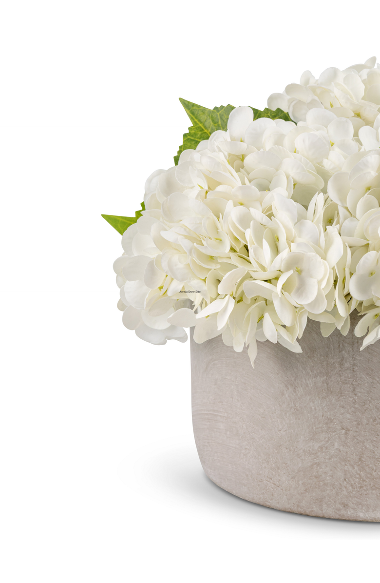 CocoBella Aurelia RealTouch Hydrangea Arrangement, Alternate, color, Snow