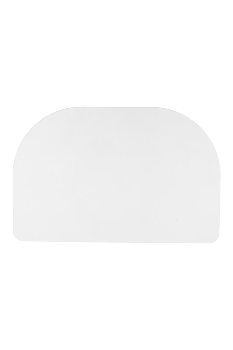 Diatomite Semi Circle Bath Mat, Main, color, WHITE