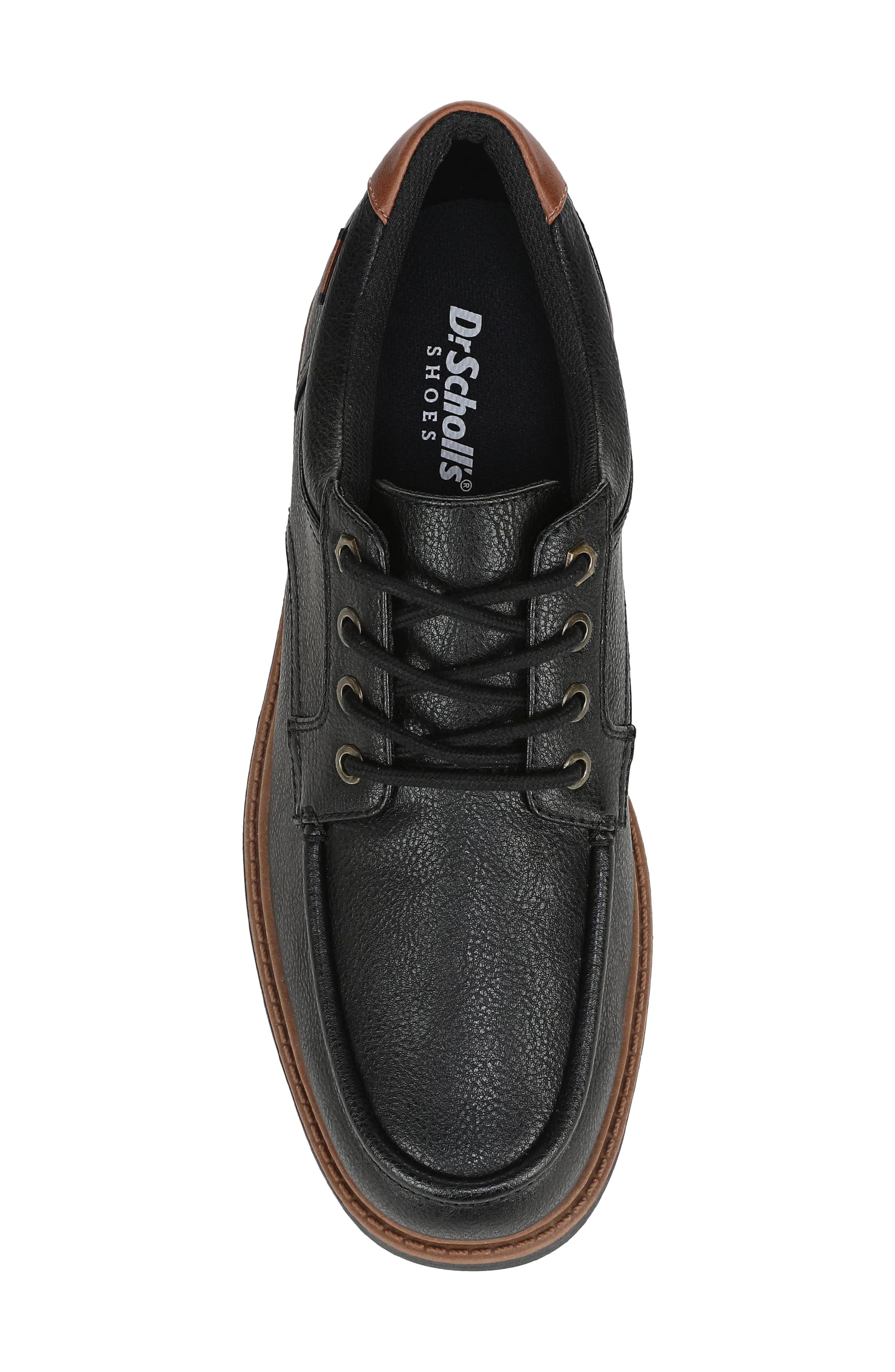 Ashton Faux Leather Oxford, Alternate, color, BLACK