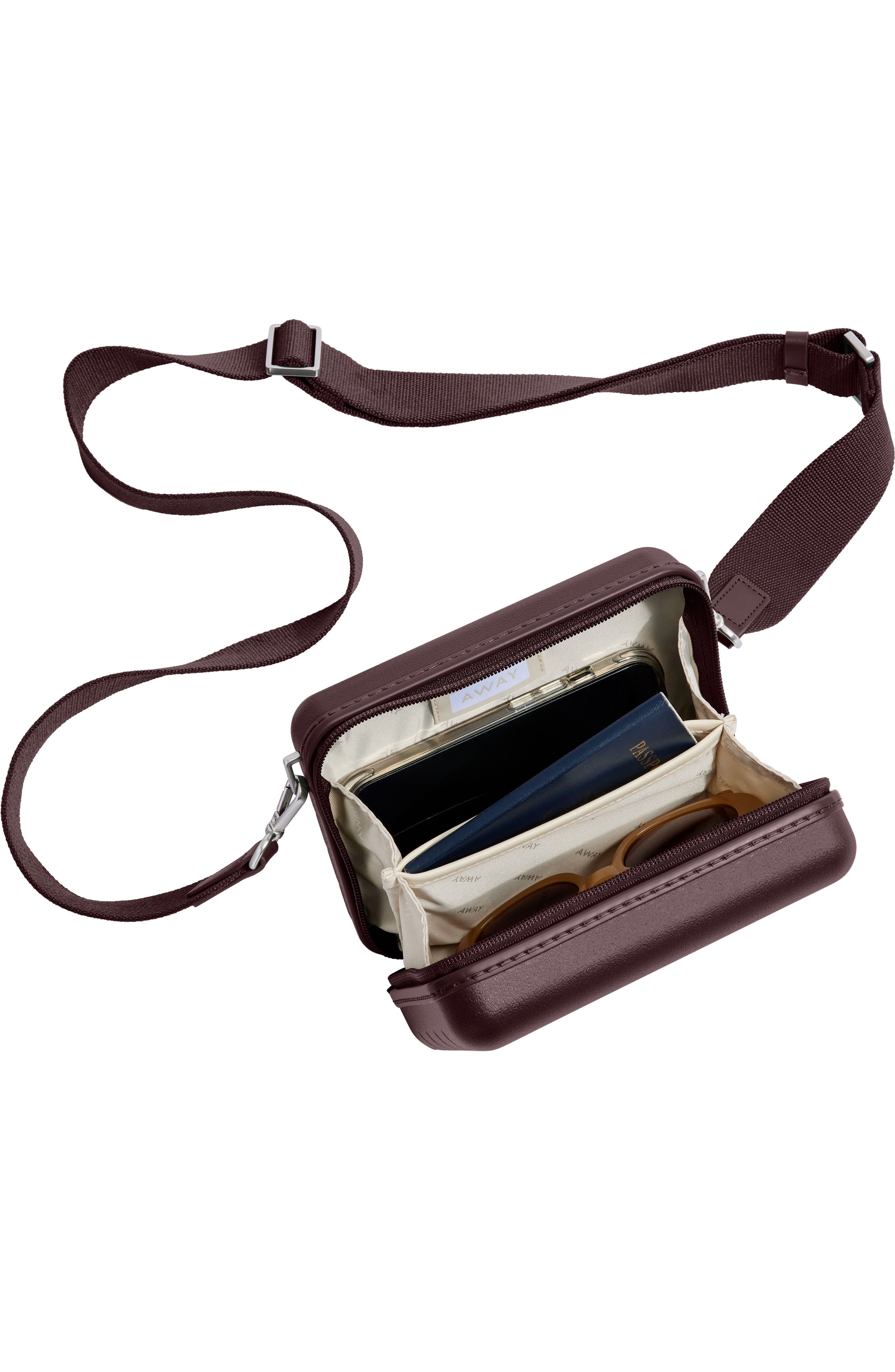 The Mini Crossbody Bag (Nordstrom Exclusive), Alternate, color, OXBLOOD RED
