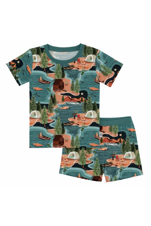 Fletch Lake Days 2 Piece Shorts Set In Multi