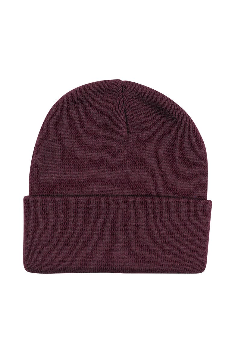 Cuffed Beanies and Knit Caps, Alternate, color, Navy Burgundy