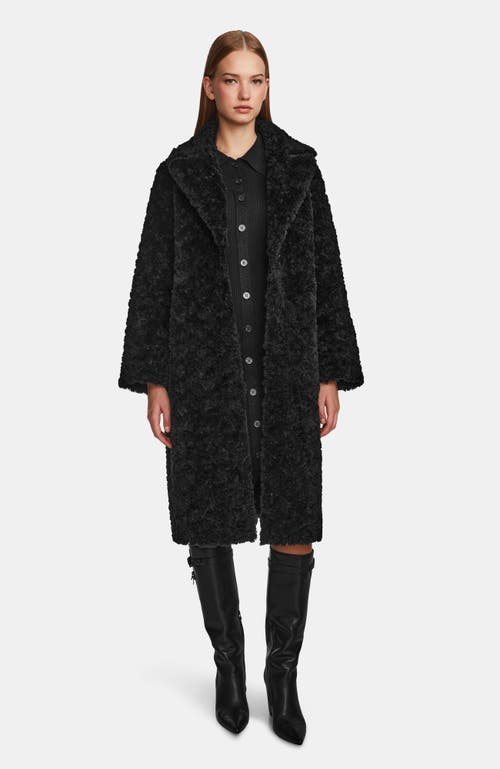 Rudsak Annabelle Reversible Teddy & Faux Leather Coat In Black