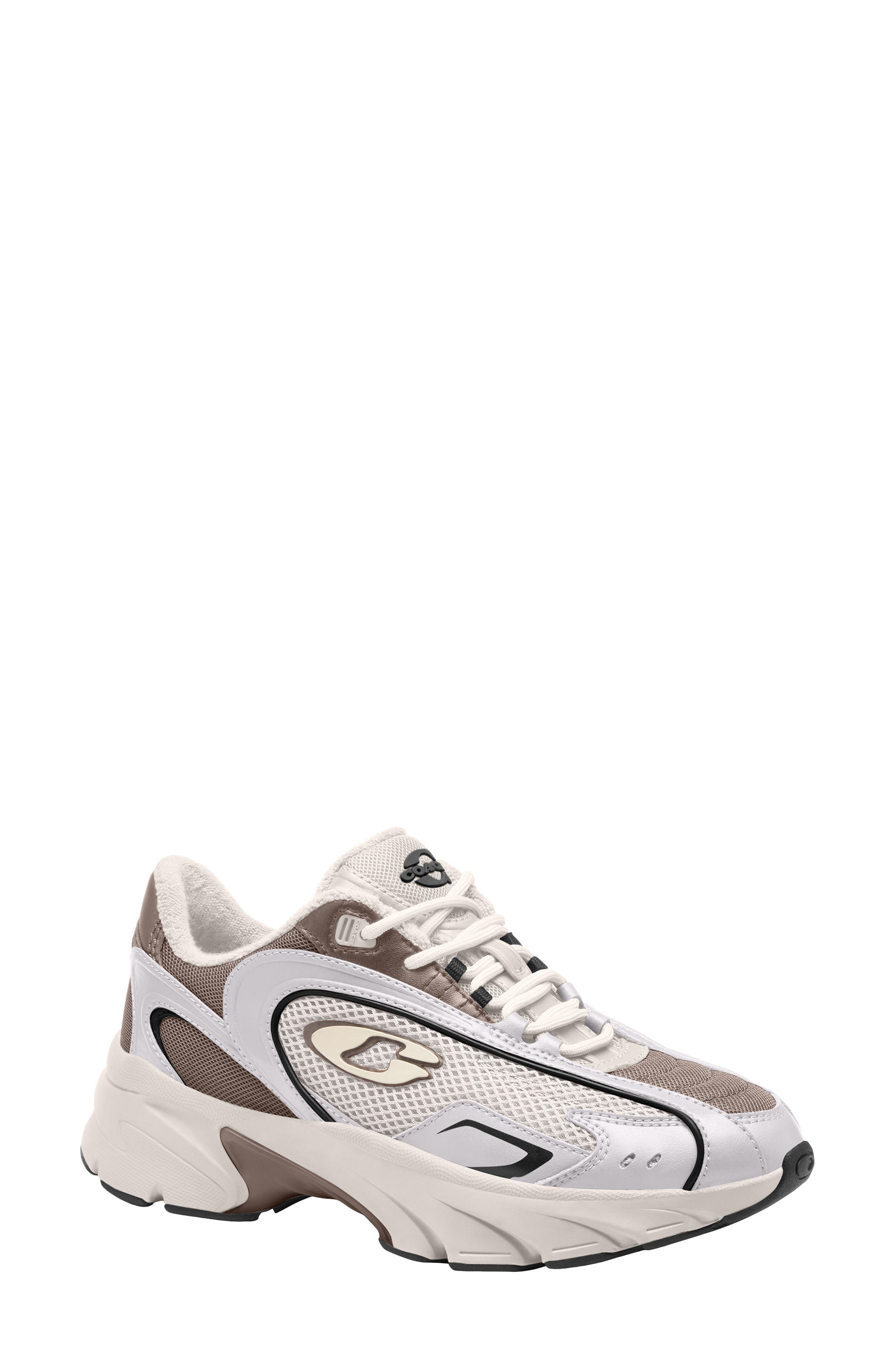 COACH Bolt Runner Sneaker, Main, color, Light Grey Multi