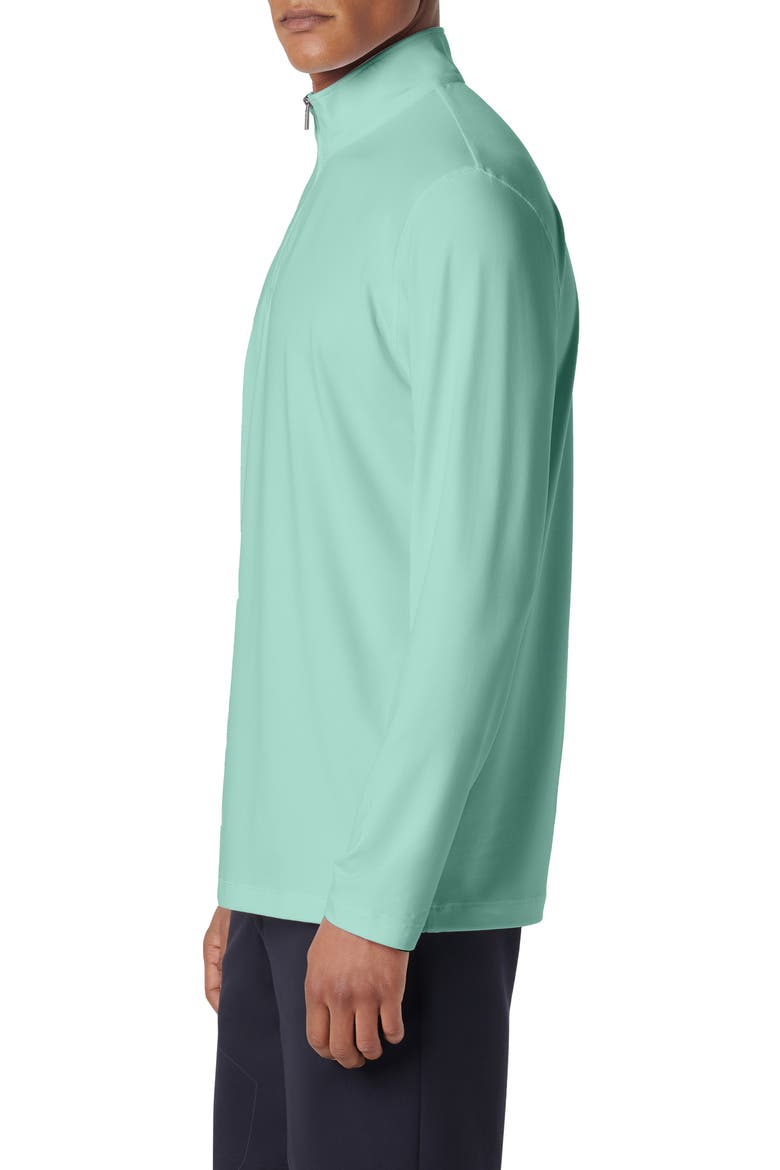 Quarter Zip Performance Pullover, Alternate, color, MINT
