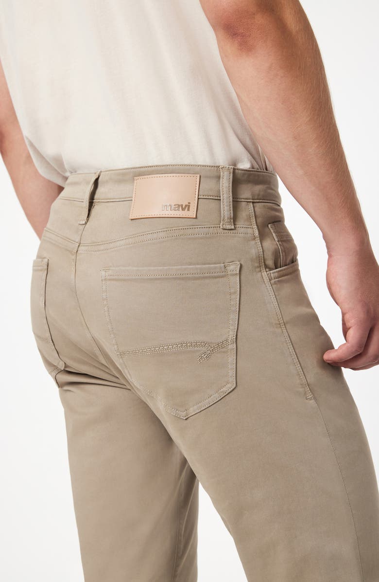 Mavi Jeans Zach Straight Leg Casual Twill Pants, Alternate, color, Sand Casual Twill
