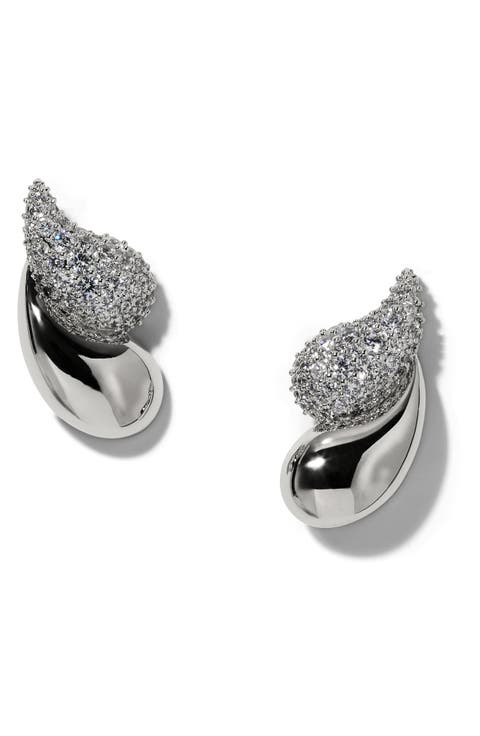 Pisa Cubic Zirconia Stud Earrings