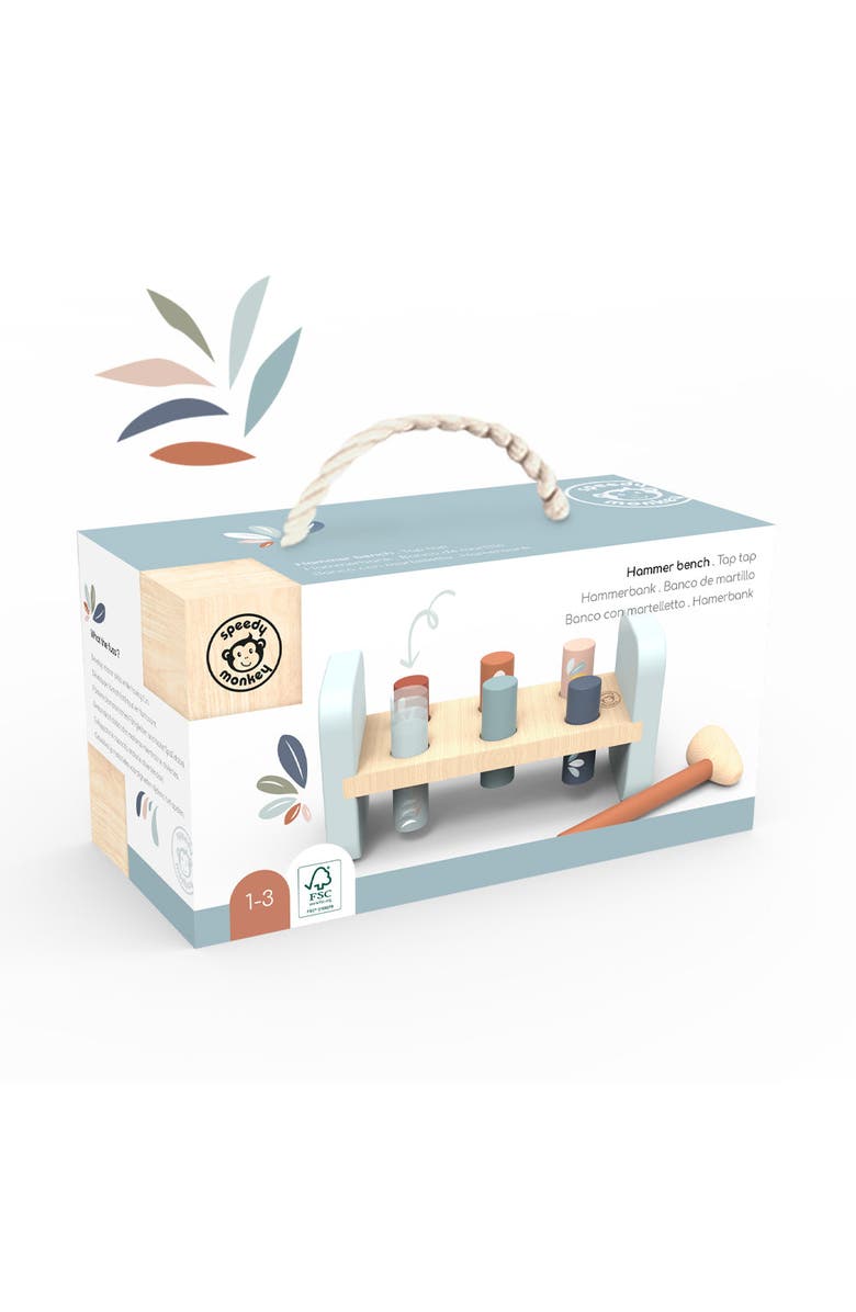 Speedy Monkey Hammer Bench, Alternate, color, Multi