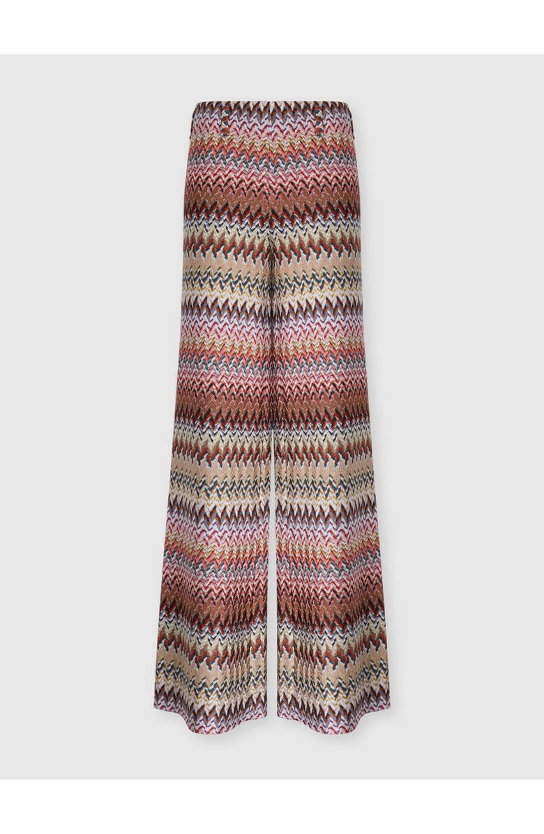 Missoni Flare Pants With Zigzag Pattern, Main, color, Multicoloured
