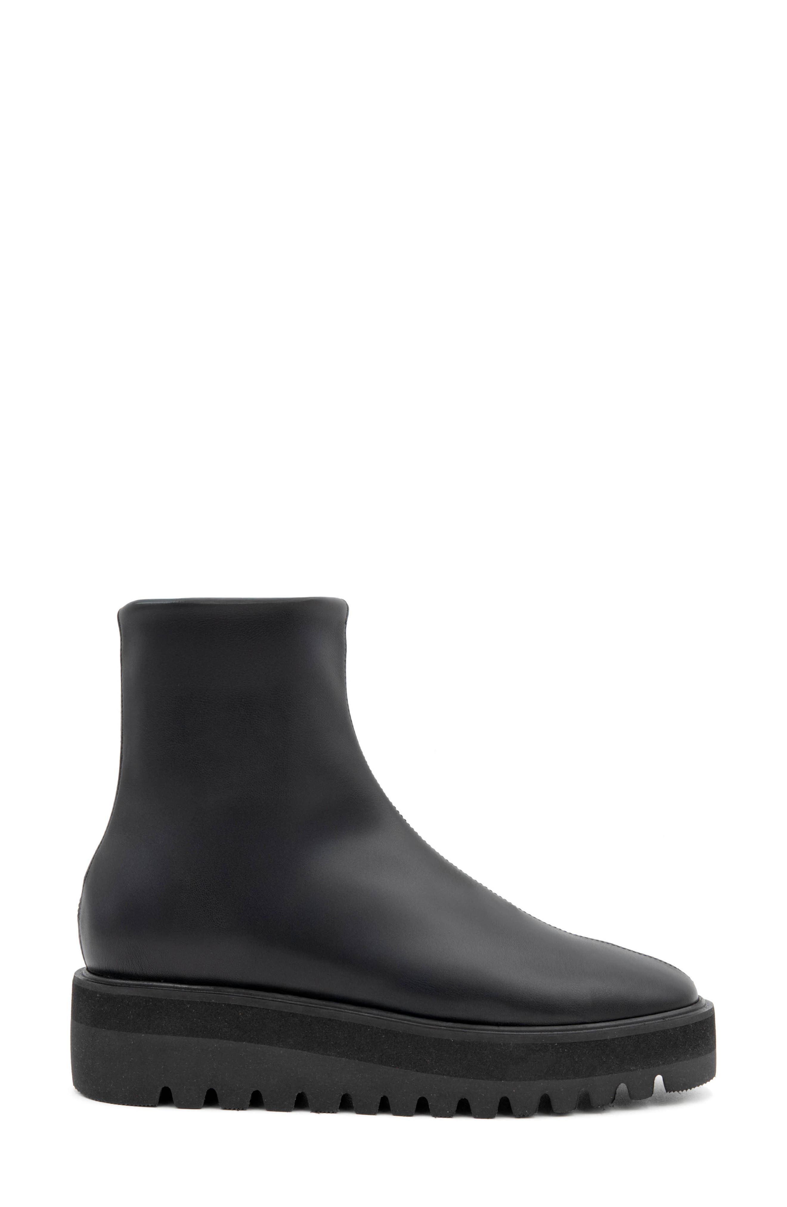 Amalfi by Rangoni Ermanno Platform Wedge Bootie, Alternate, color, Black Harley